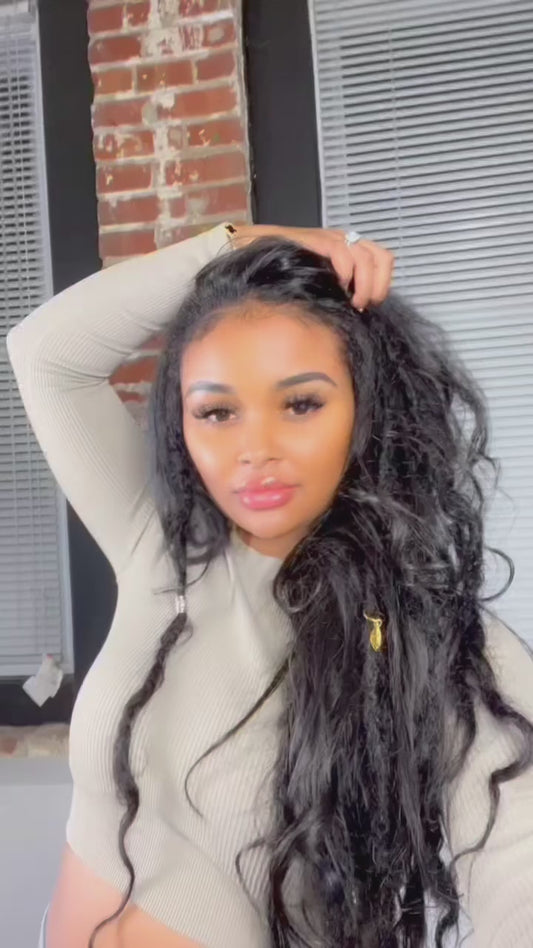 28" boho loc clip-ins